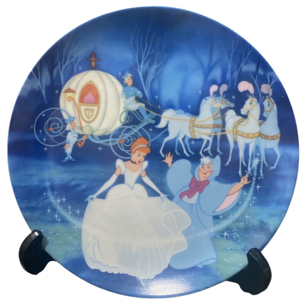 Vintage Knowles Walt Disney Cinderella "Bibbidi-Bobbidi-Boo" Collector Plates